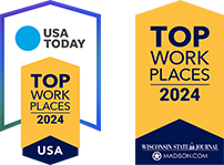 Top Work Places 2024 WI State Journal and USA Today
