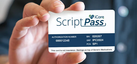 iCare+ Script Pass