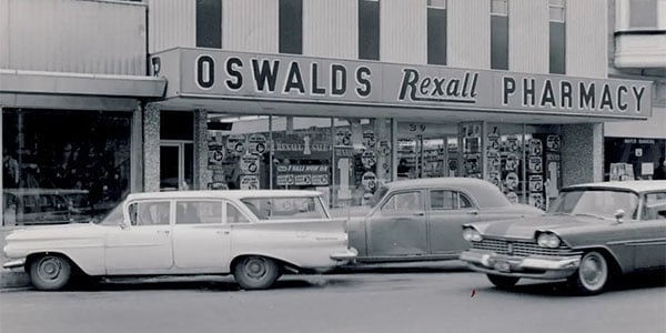 oswalds pharmacy 1960